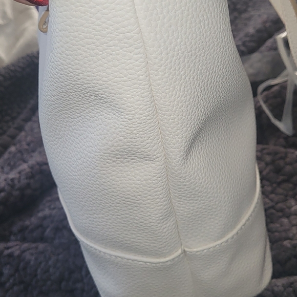 White Leather Handbag - Picture 5 of 8